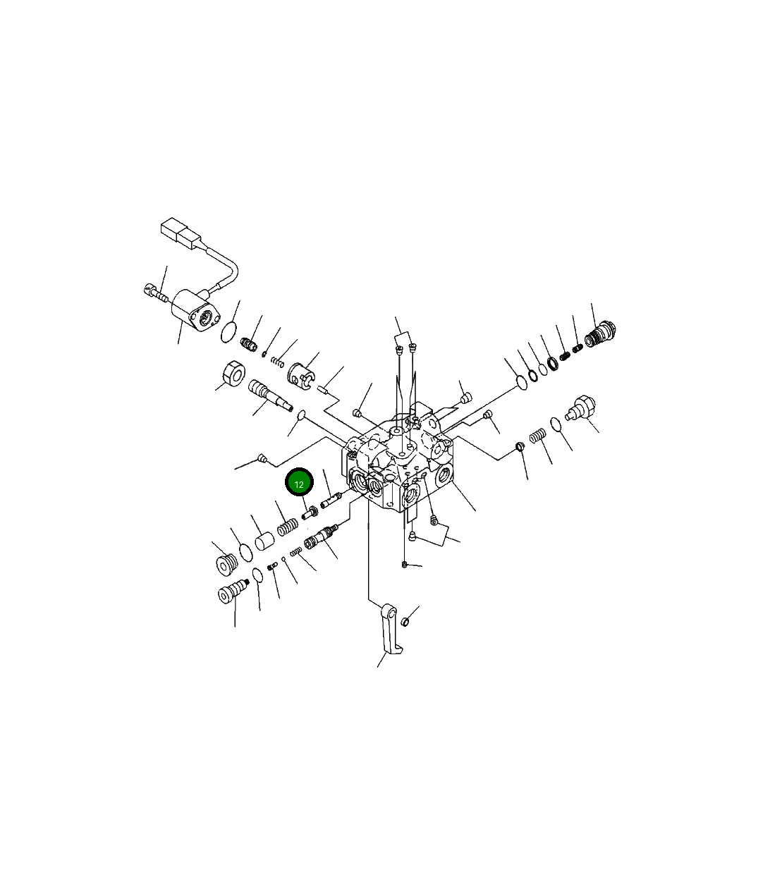 Сиденье 708-1W-45260 Komatsu