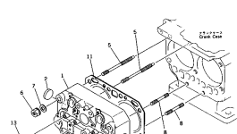 Шнур KT14958-6556-1 Komatsu