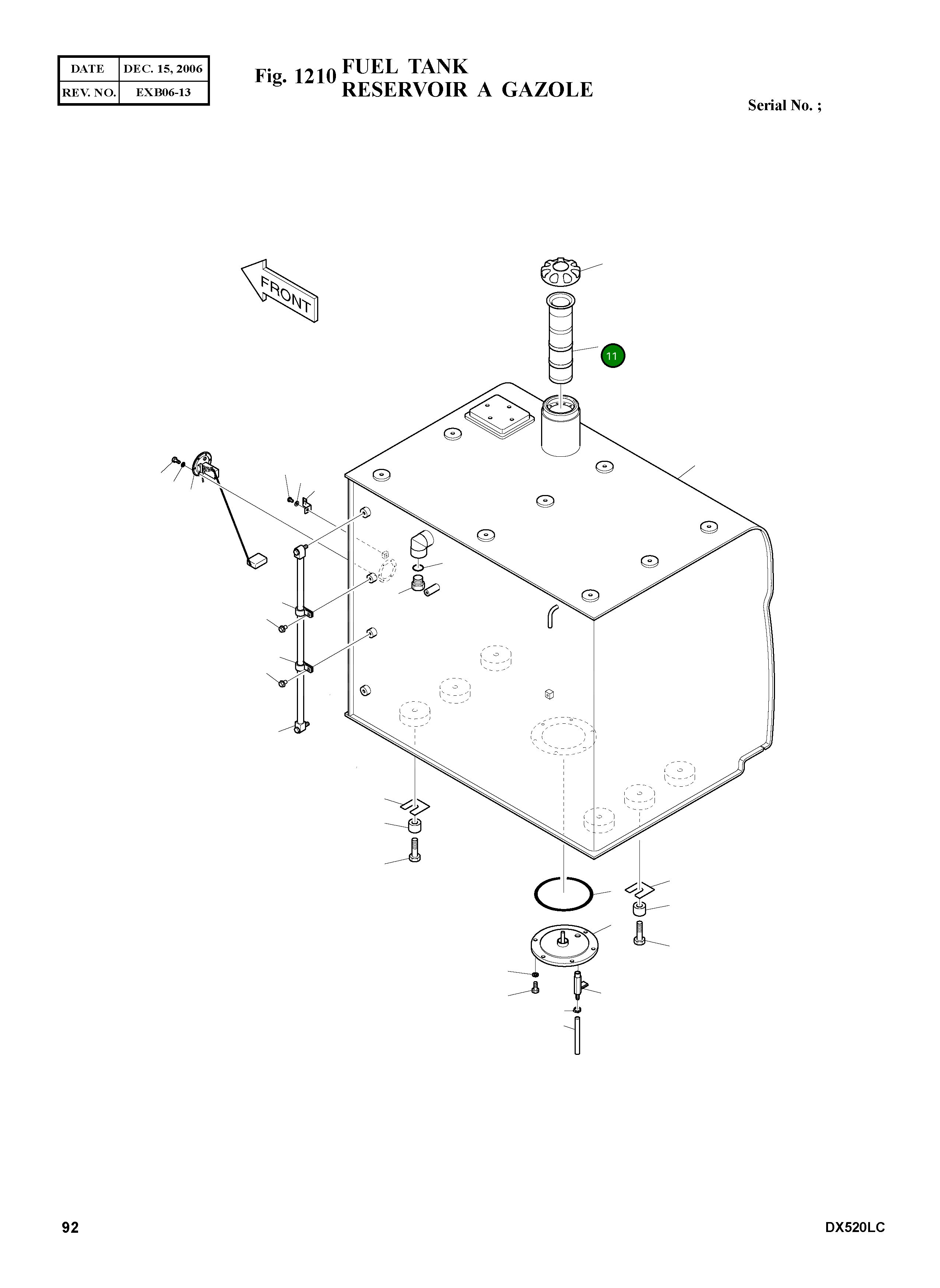 Фильтр грубой очистки топлива 471-00105A Komatsu