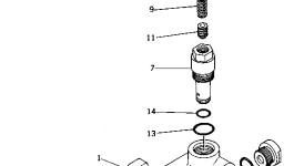 Гайка 700-20-51130 Komatsu