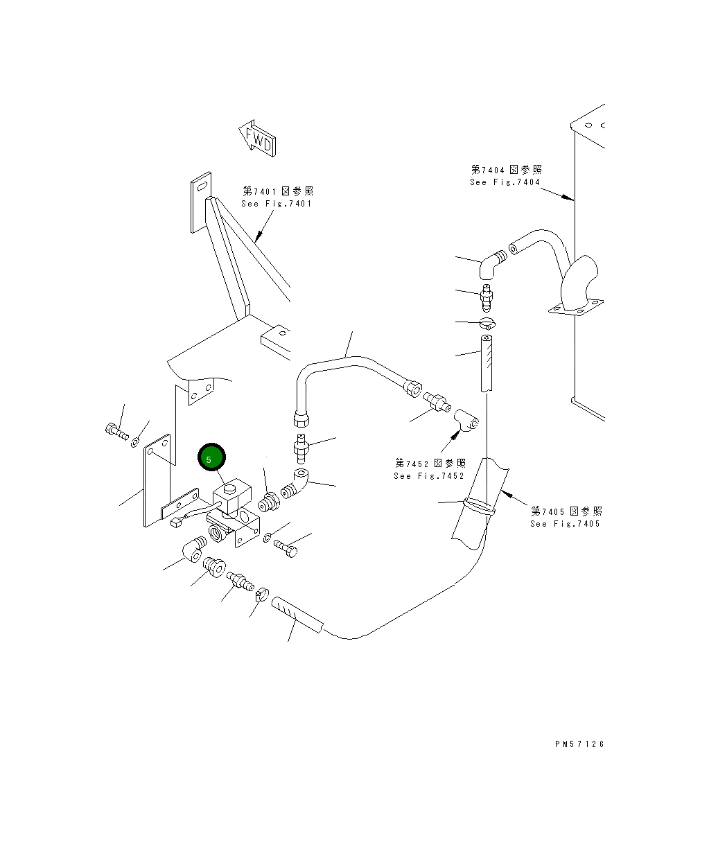 Клапан 277-808-5190 Komatsu