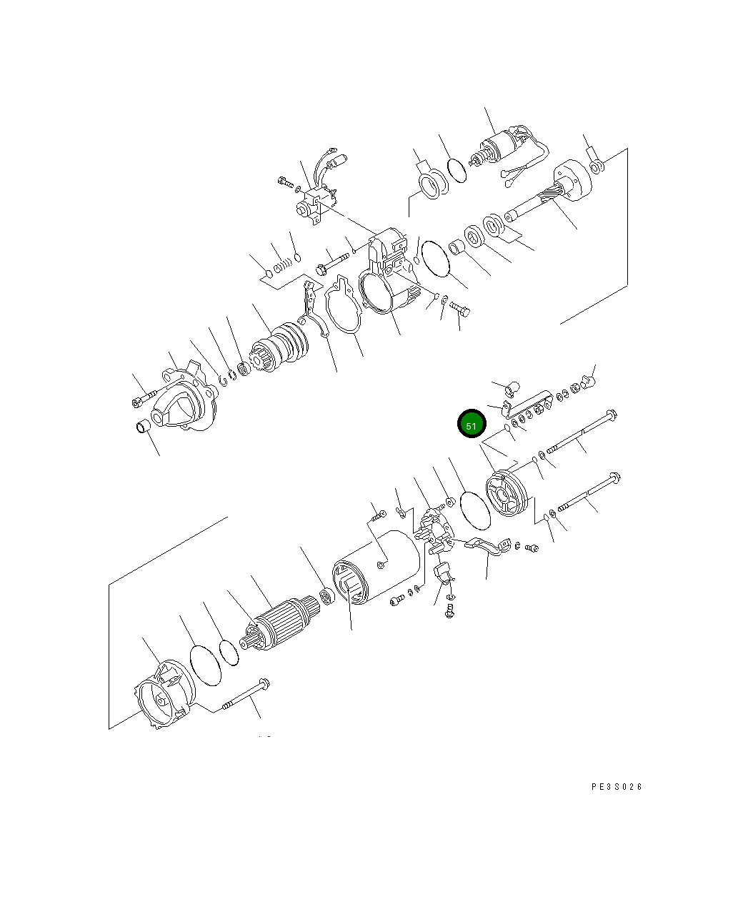 Штанга в сборе SD2425-172-00 Komatsu
