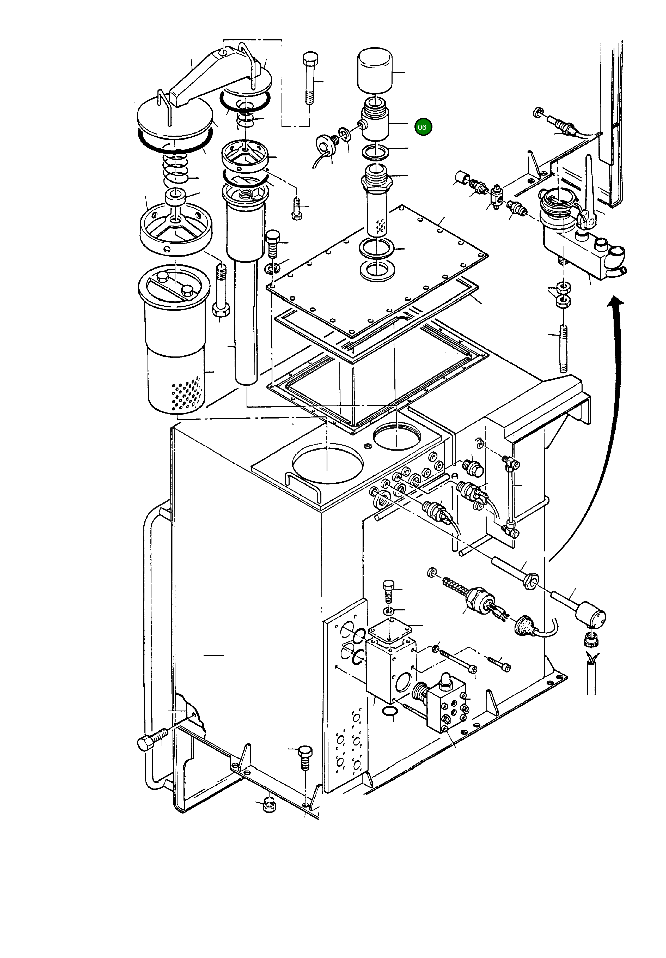 Фильтровальная трубка 241 225 40 Komatsu