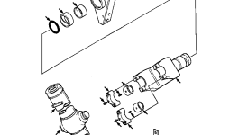 Подвесная штанга цилиндра 712 523 C1 Komatsu