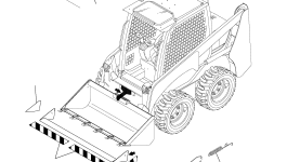 Защита отвала, 1260 мм 37D-70-12830 Komatsu