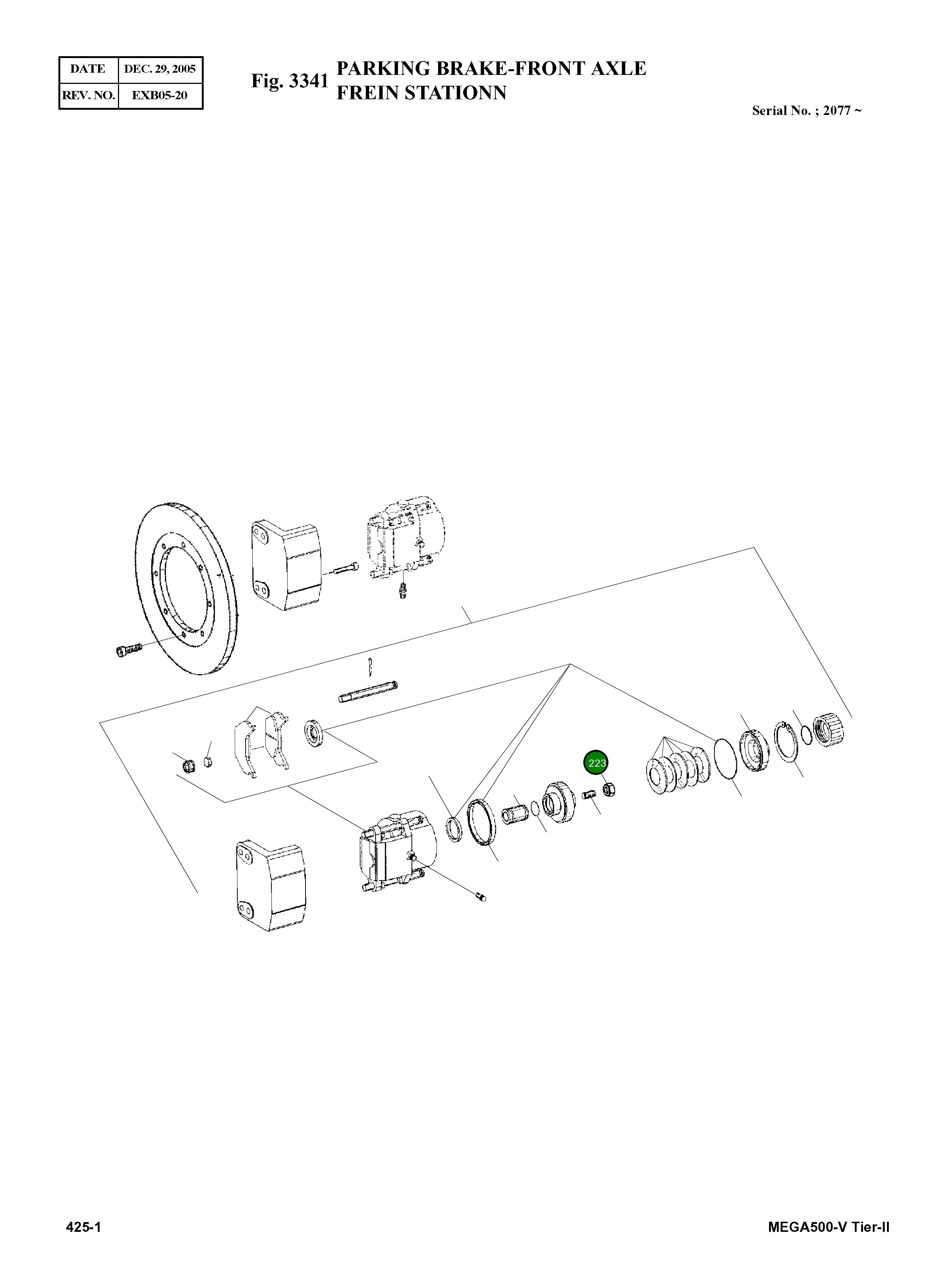 Гайка шестигранная K9000051 Komatsu