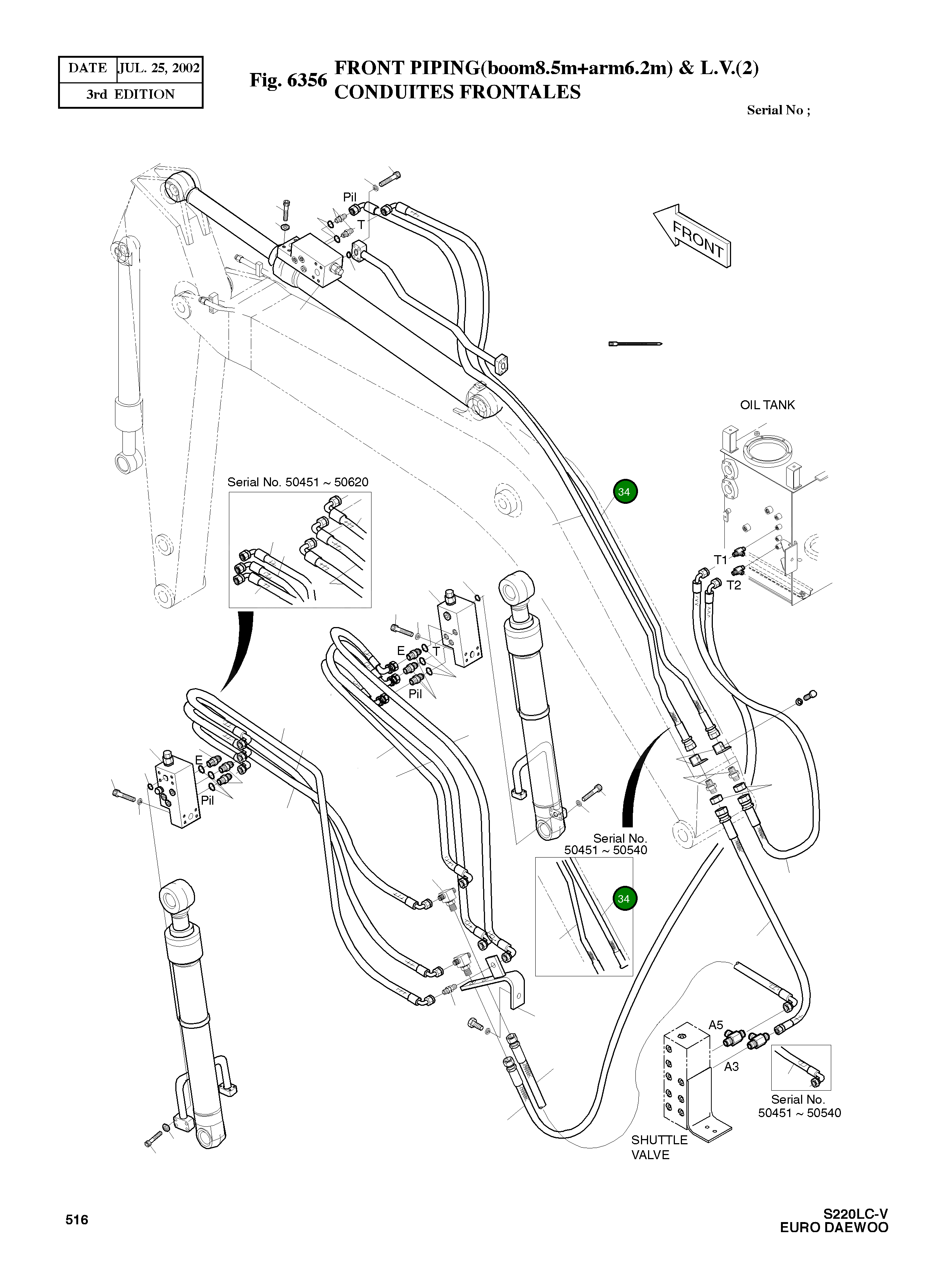 Шланг PF3/8-7700L 9184-1012D131 Komatsu