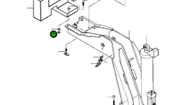 Стопорная гайка 136 030 Komatsu