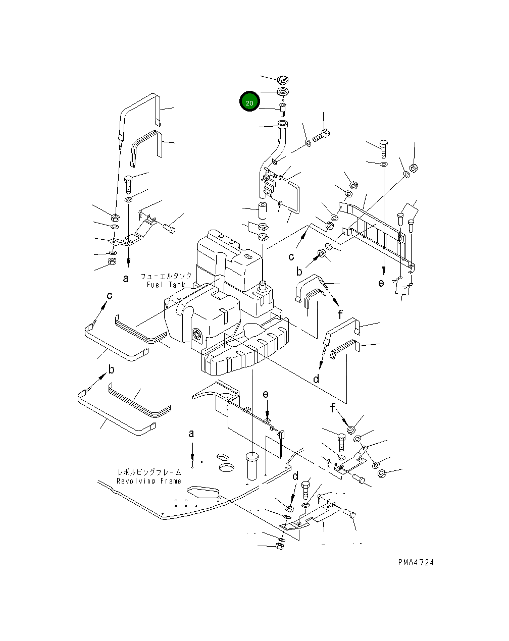 Фильтр 20M-04-71150 Komatsu