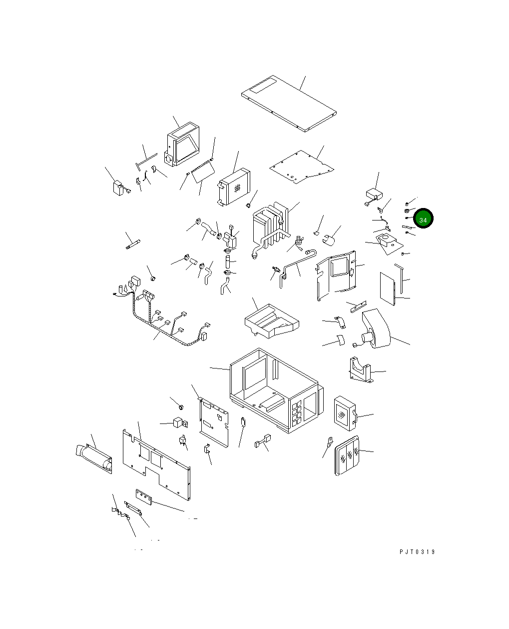 Гайка TW7028-0150 Komatsu