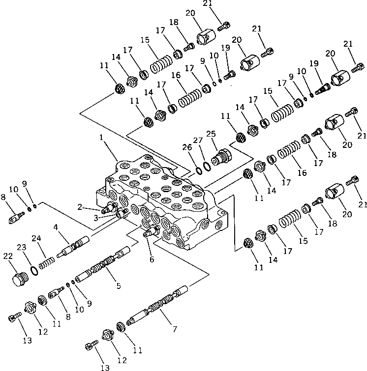Пробка 709-25-11330 Komatsu