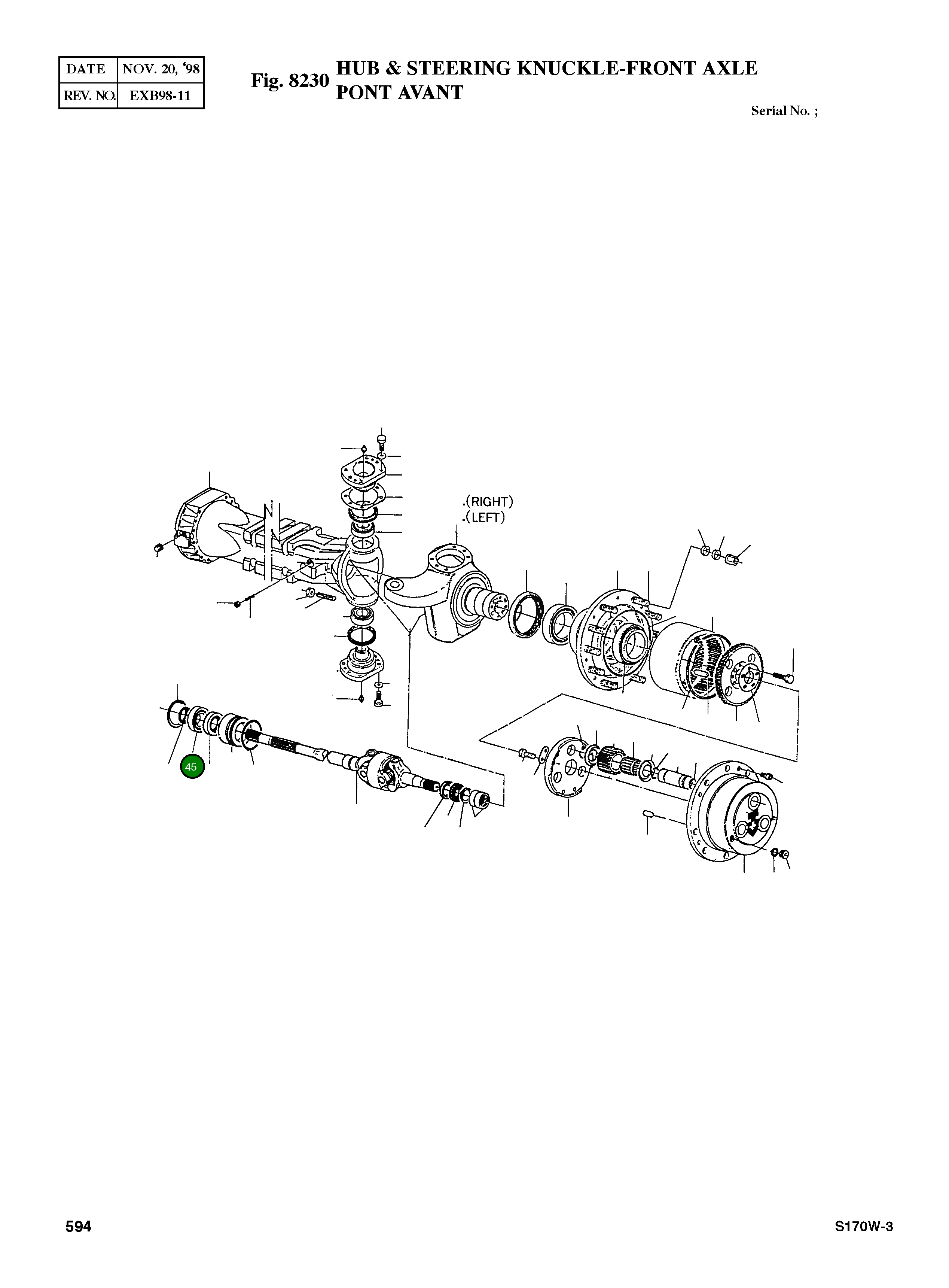 Шариковый подшипник 005.01.0121 Komatsu