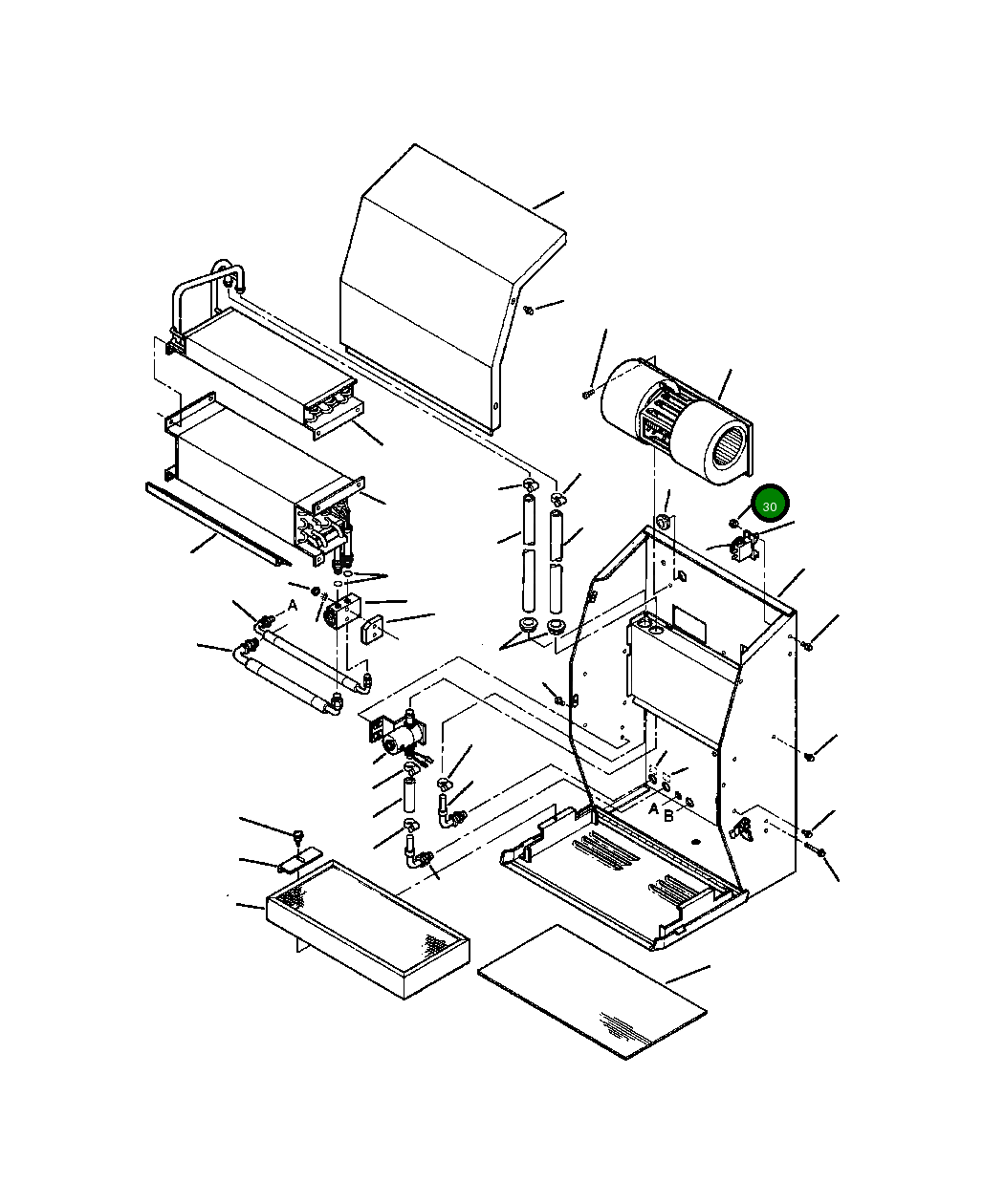 Гайка, 10-32 EF 3 507 Komatsu
