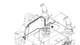 Шланг в сборе DN 8x6200 515 943 98 Komatsu
