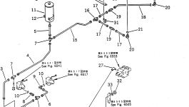 Трубка 22X-61-18130 Komatsu