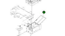 Ящик аккумулятора в сборе 427-06-21040 Komatsu