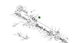 Шариковый подшипник 005.01.0119 Komatsu