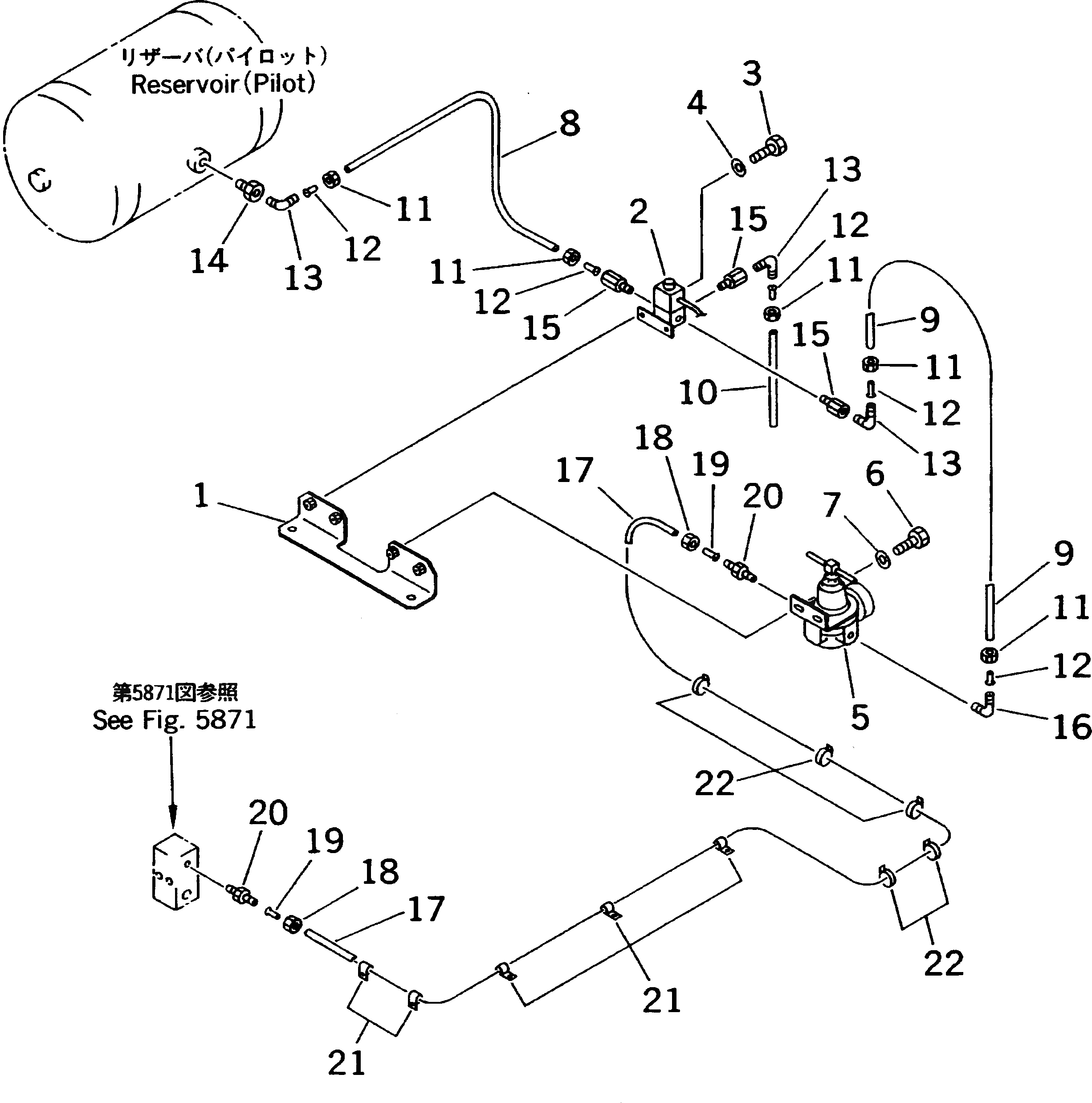 Кронштейн 561-95-63170 Komatsu