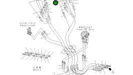 Шланг 1950MM 21W-62-45230 Komatsu