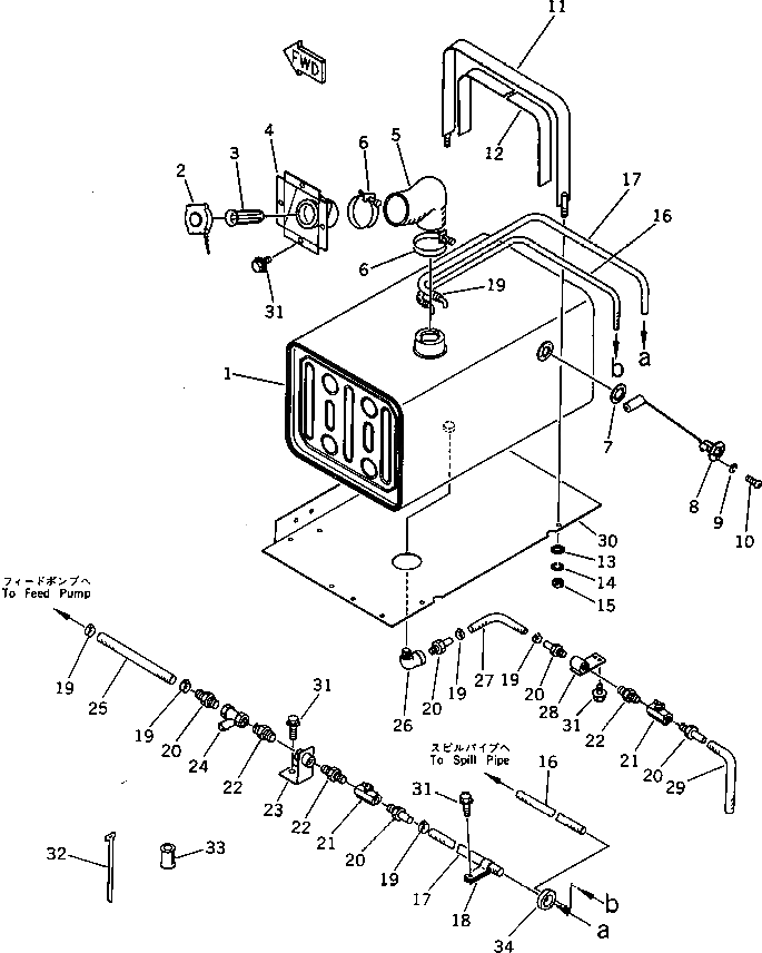 Шланг M711145044180 Komatsu