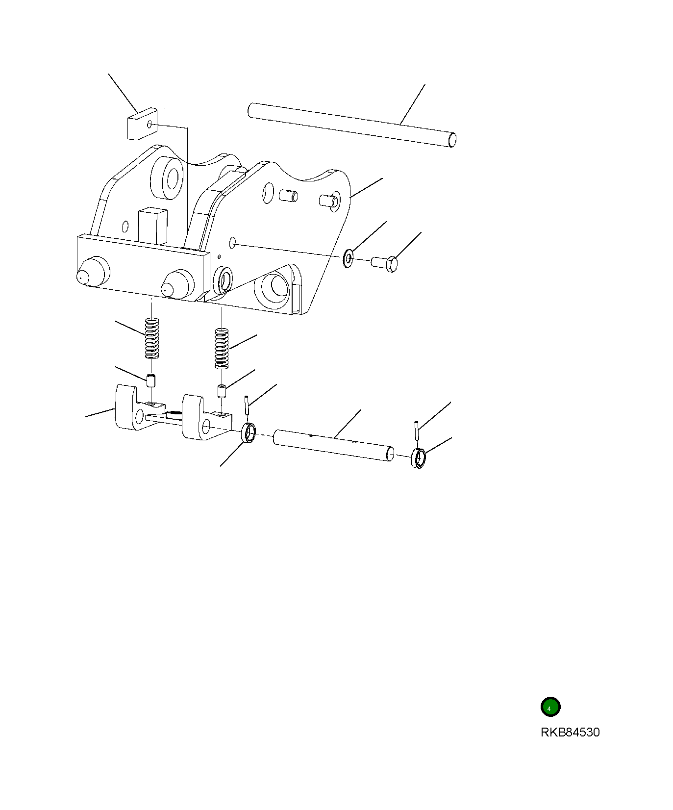 Шпилька 22L-09-R1W40 Komatsu