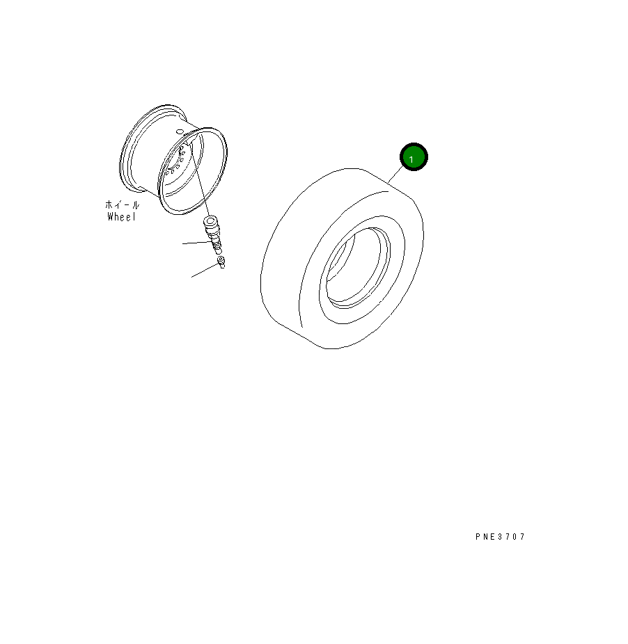 Шина 418-R04-3120 Komatsu