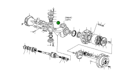 Конический роликовый подшипник 005.10.1382 Komatsu