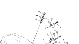 Трубка 206-01-58131 Komatsu