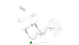 Шланг PF3/4-1250L 2184-1100D139 Komatsu