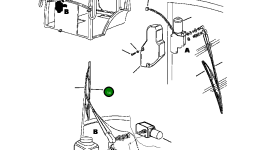 Щётка переднего стеклоочистителя 816215040 Komatsu