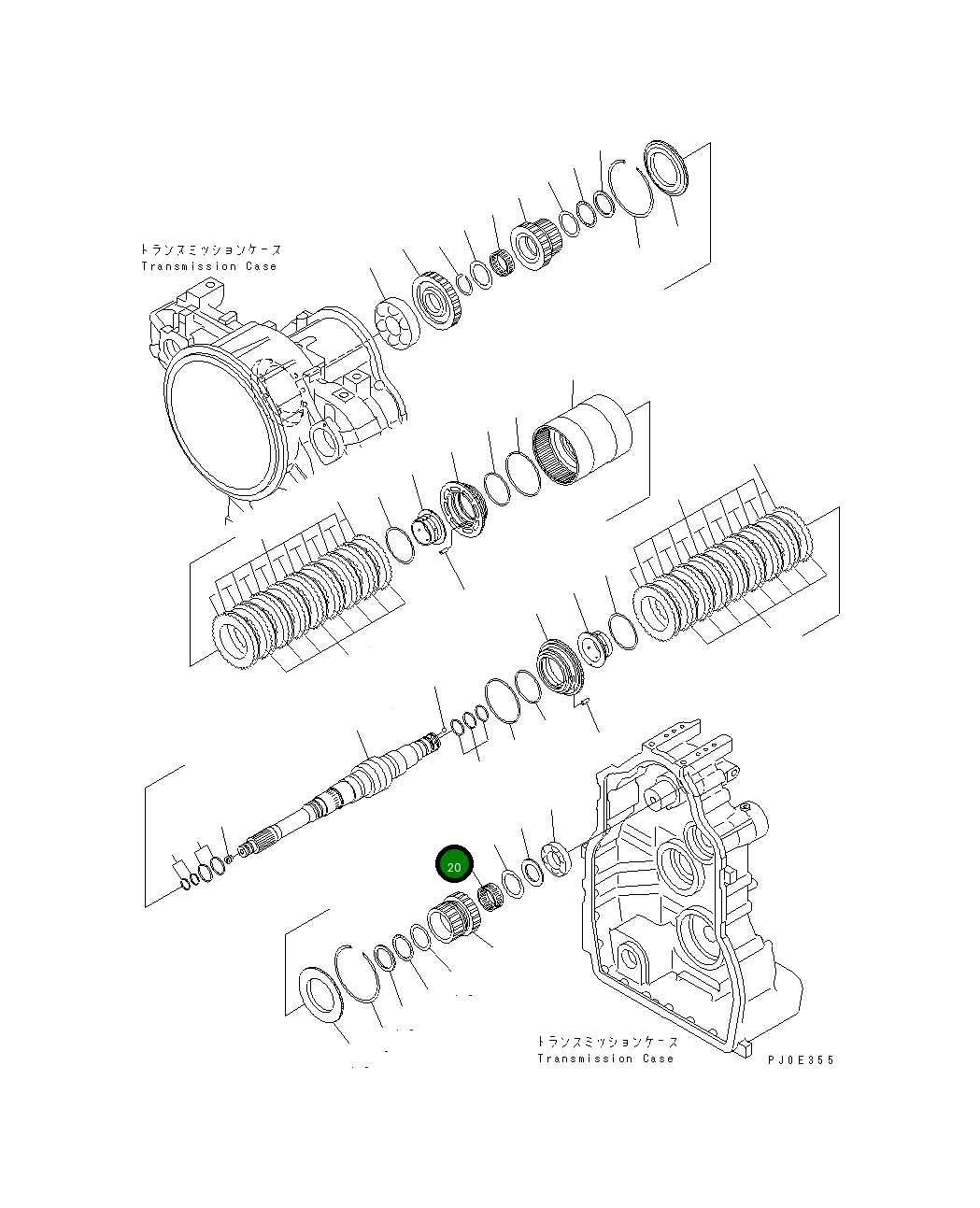 Игольчатый подшипник 714-23-19420 Komatsu