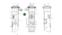 Гайка MH21241-04420 Komatsu