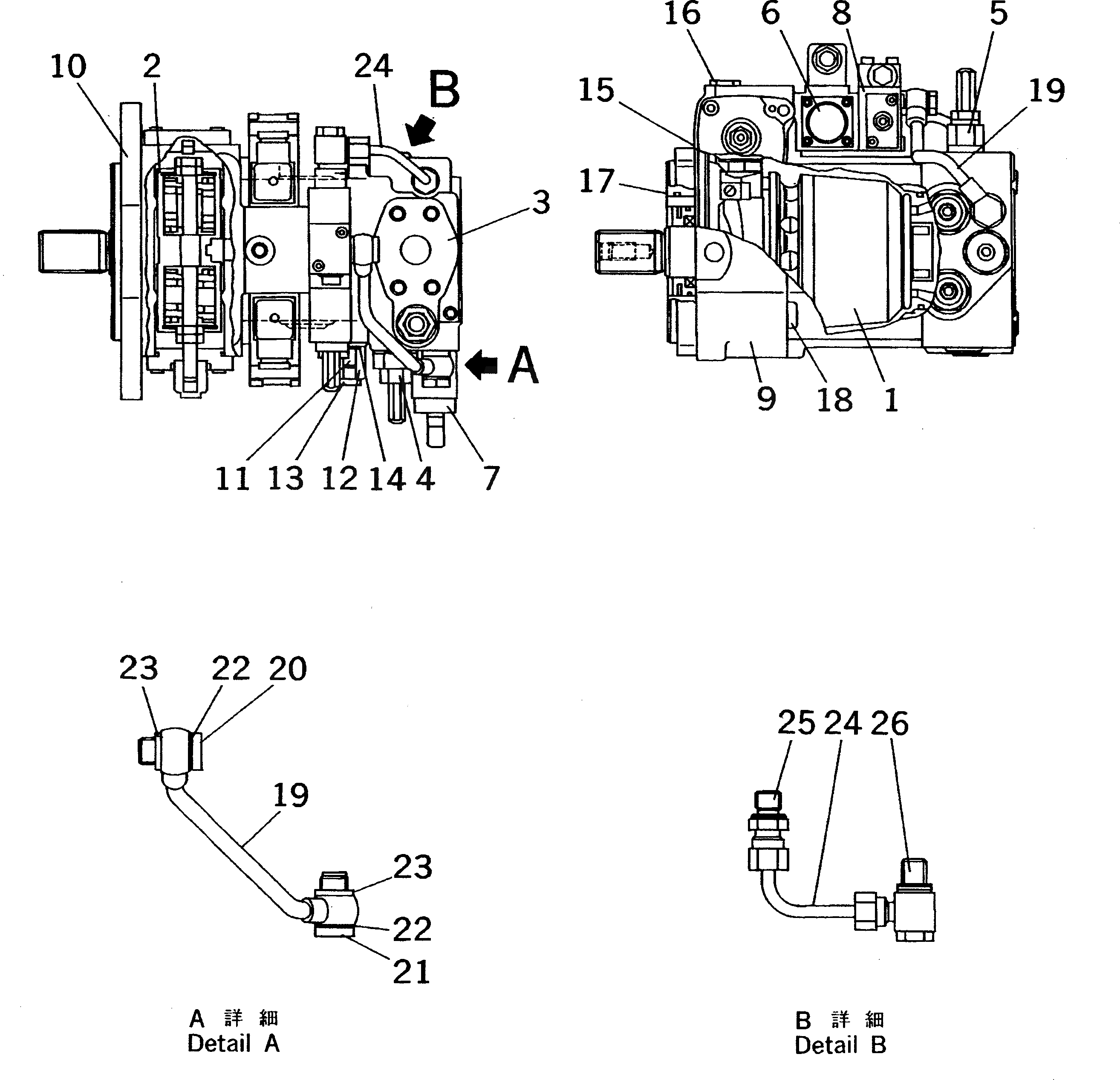 Корпус UC4704059487 Komatsu