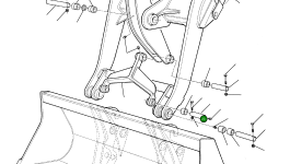 Втулка 500210013 Komatsu