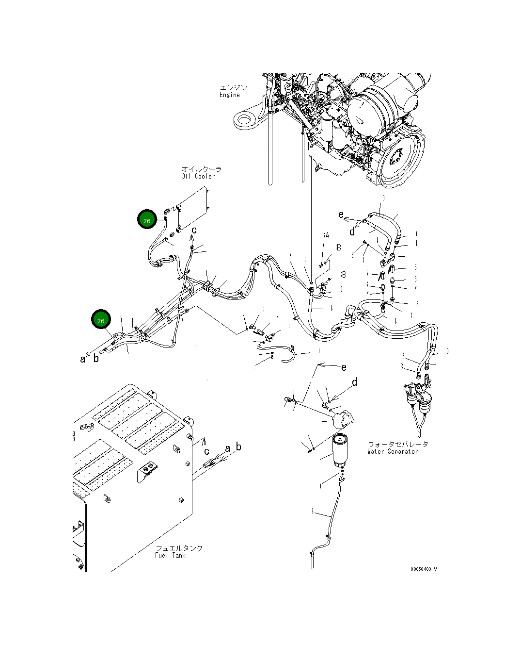 Шланг в сборе, 3100MM 209-04-41661 Komatsu