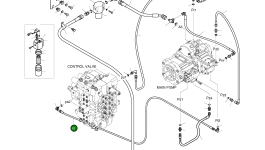 Шланг PF1/4-2500L 2184-1045D251 Komatsu