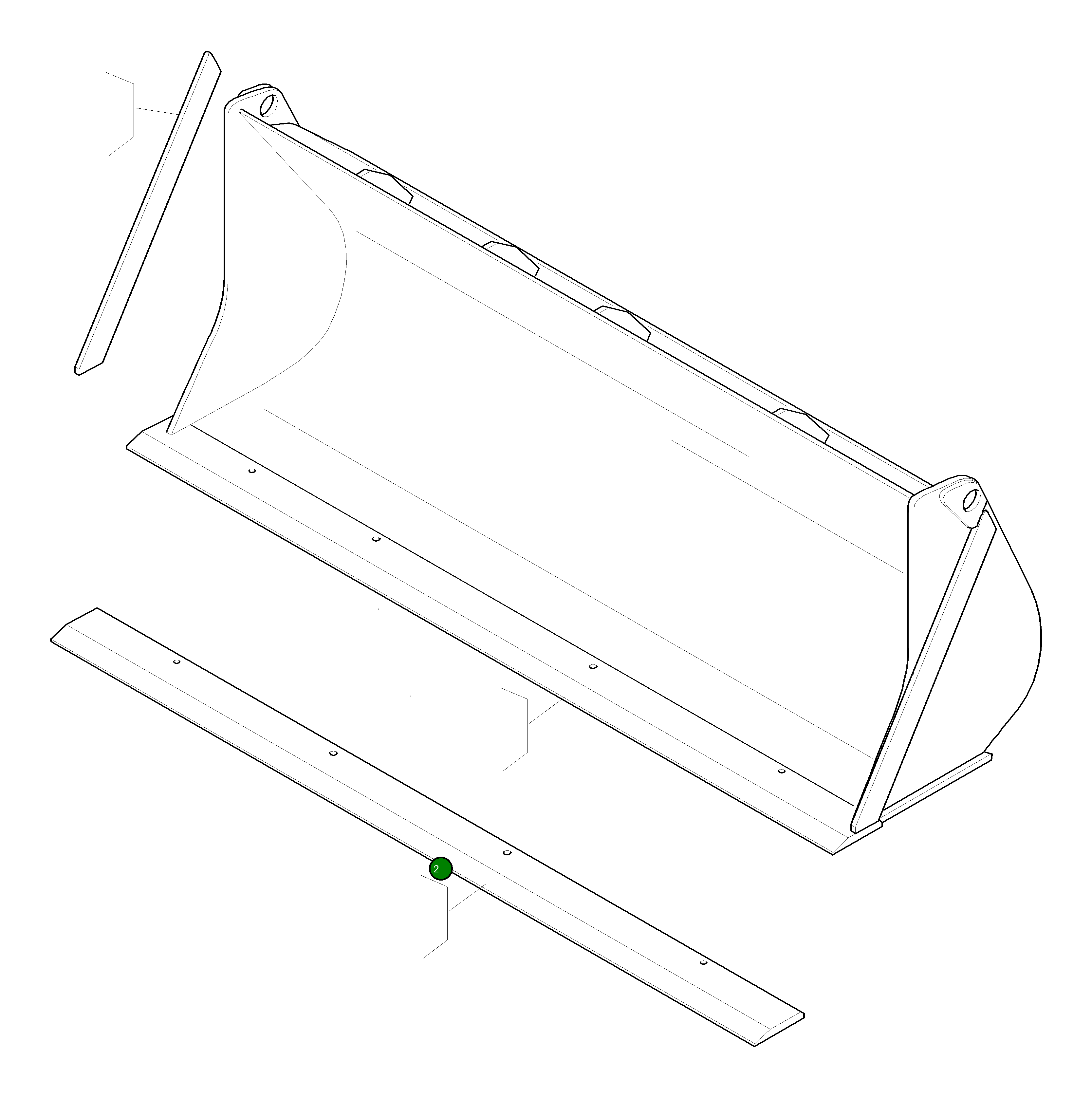 Отвал 42W-70-12D70 Komatsu