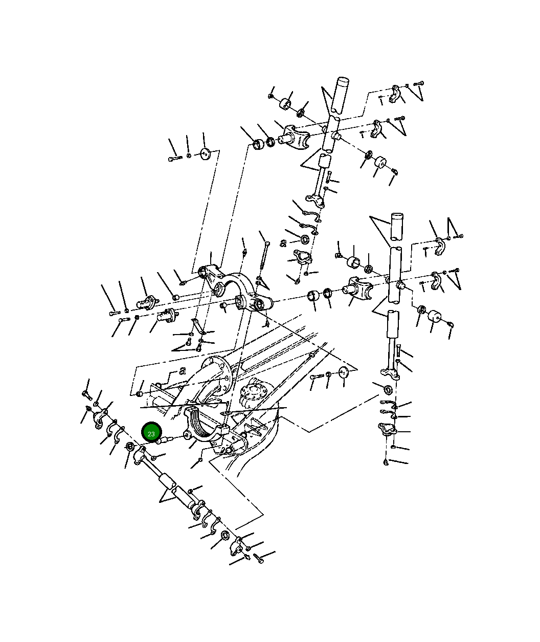 Шаровой штифт (приварной) 23470-34141 Komatsu