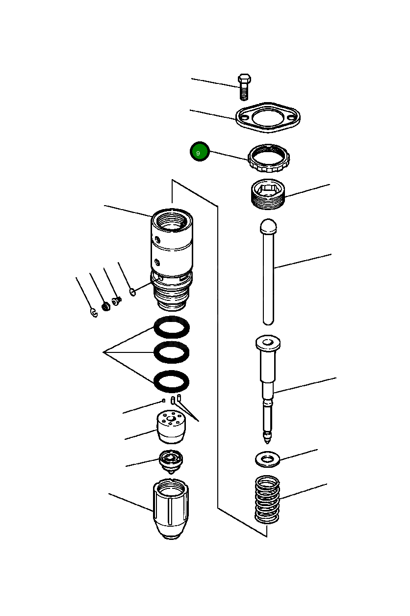 Стопорная гайка 1295 926 H1 Komatsu