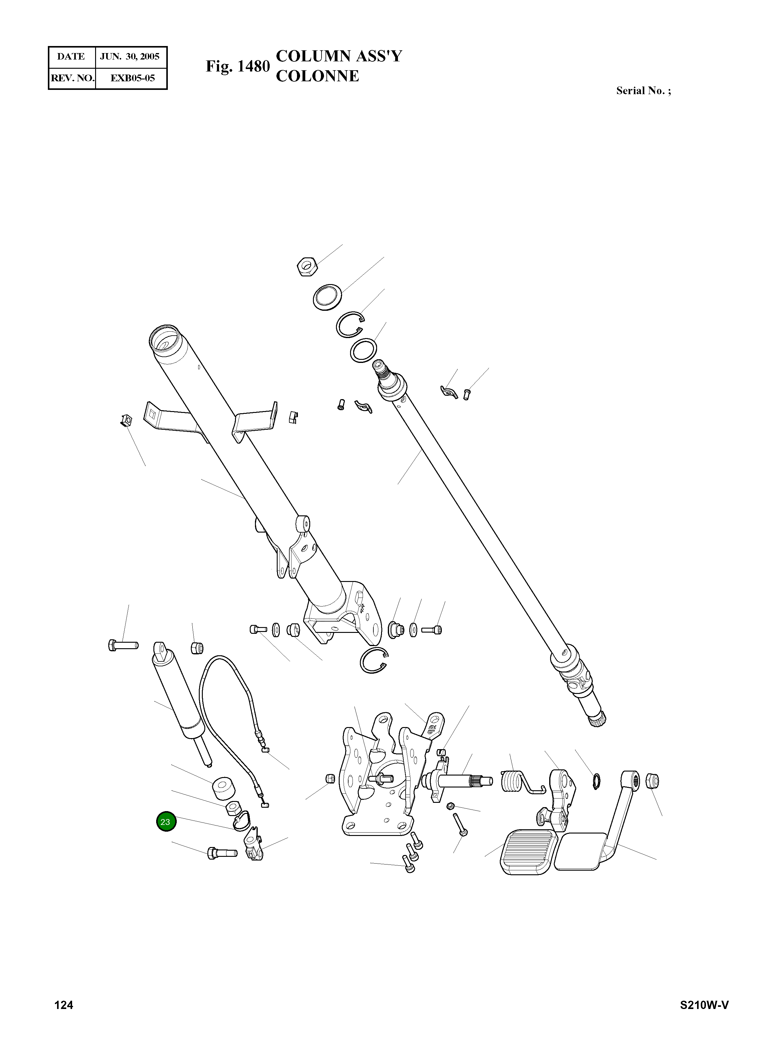 Хомут 011-044-001 Komatsu