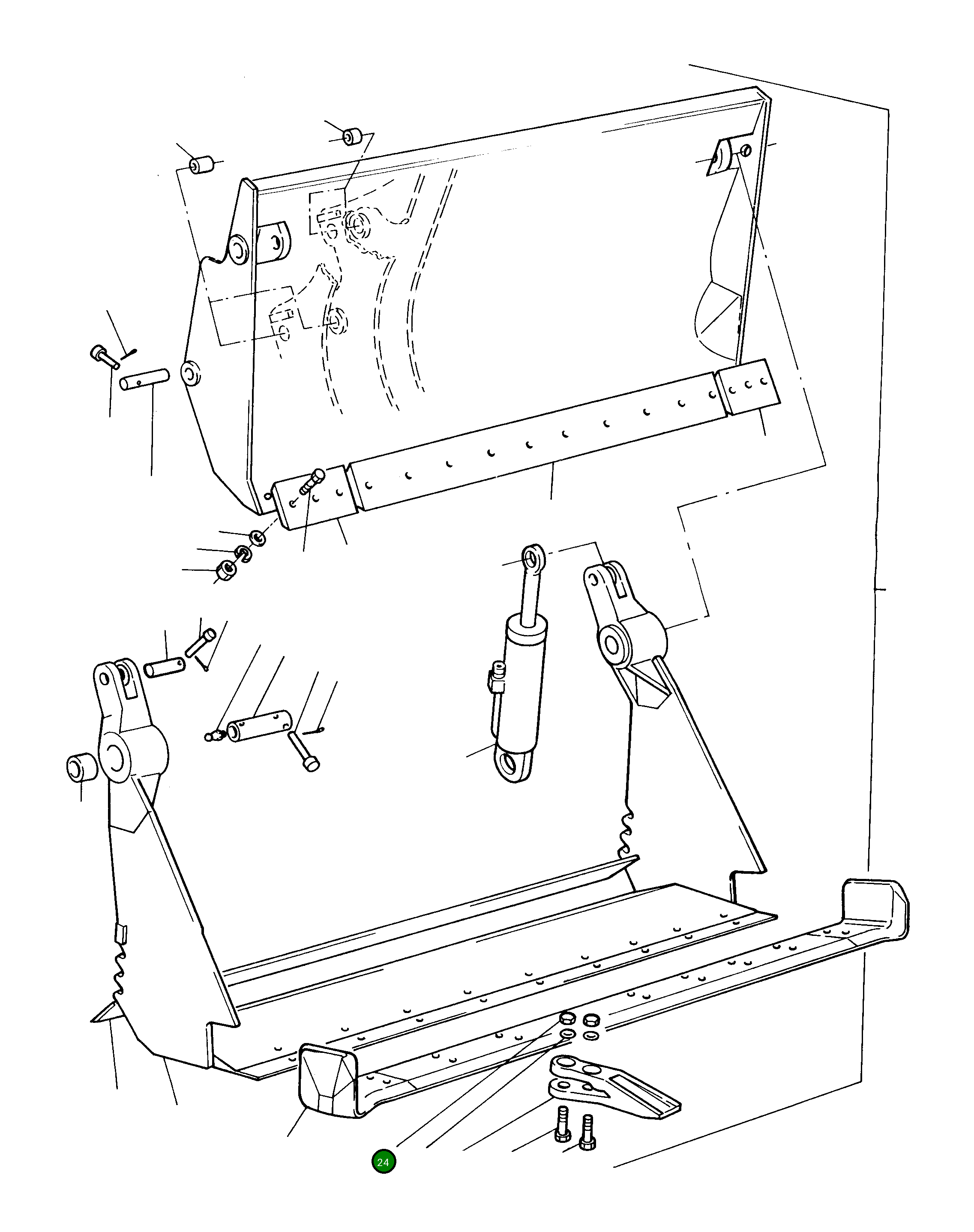 Гайка 353427X1 Komatsu