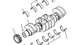 Упорный подшипник +0,020 дюйма 1238 999 H1 Komatsu