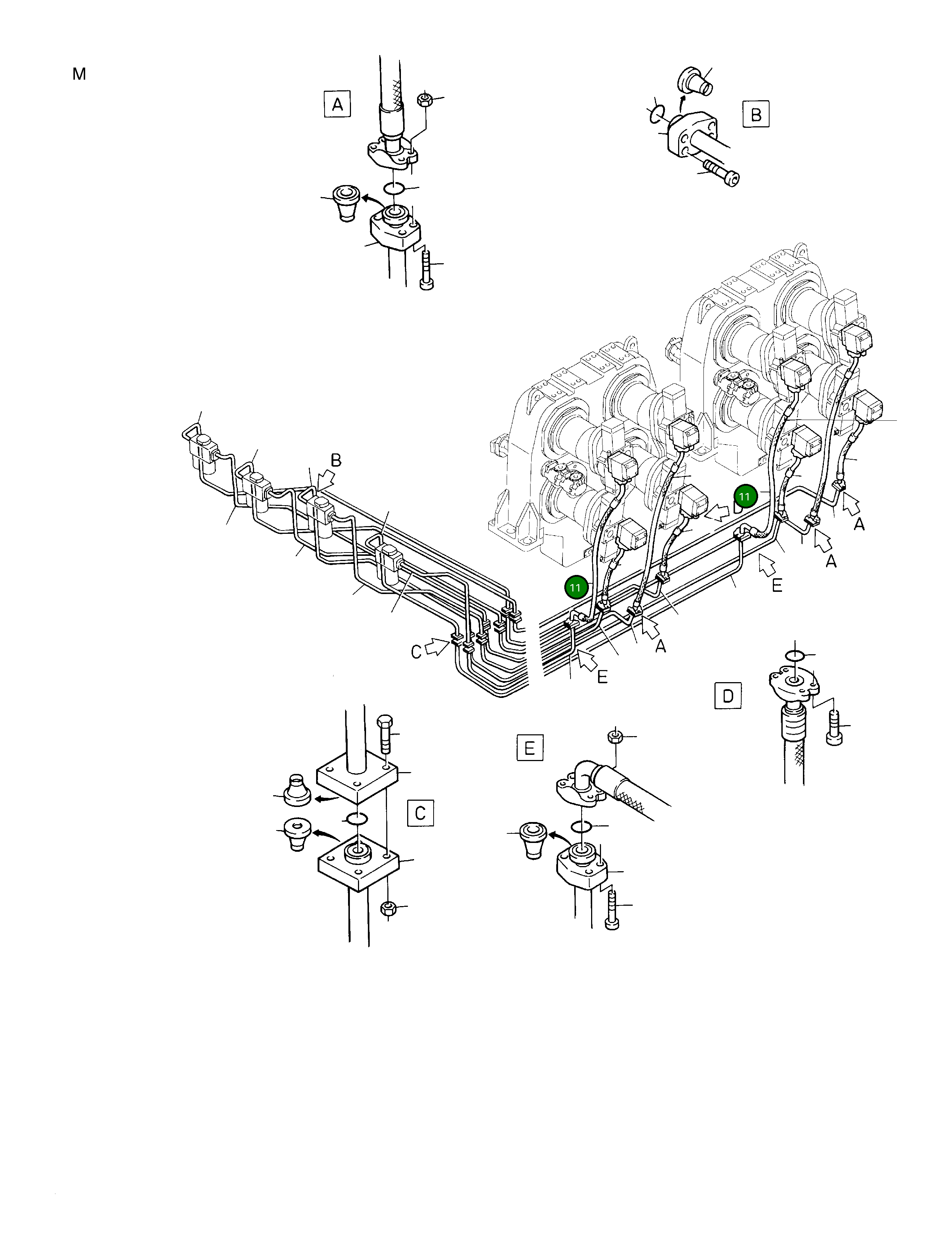 Шланг в сборе DN 50x2100 513 245 98 Komatsu