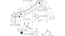 Штанга 21X-70-21562 Komatsu