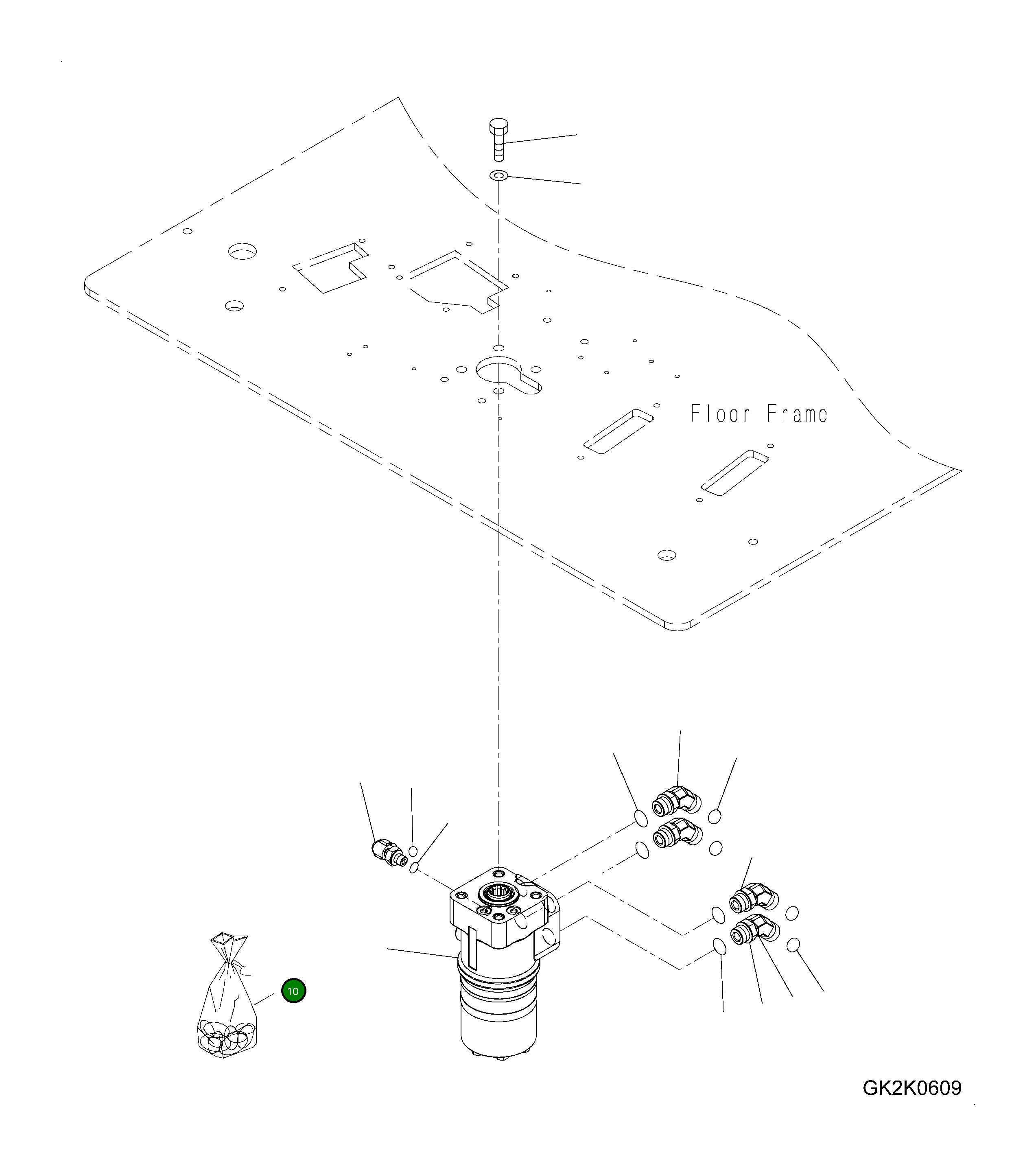 Комплект уплотнений 20G-60-30010 Komatsu