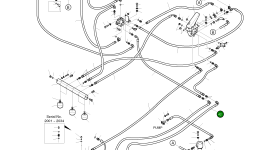 Шланг PF3/8-1750L 2184-1128D27 Komatsu