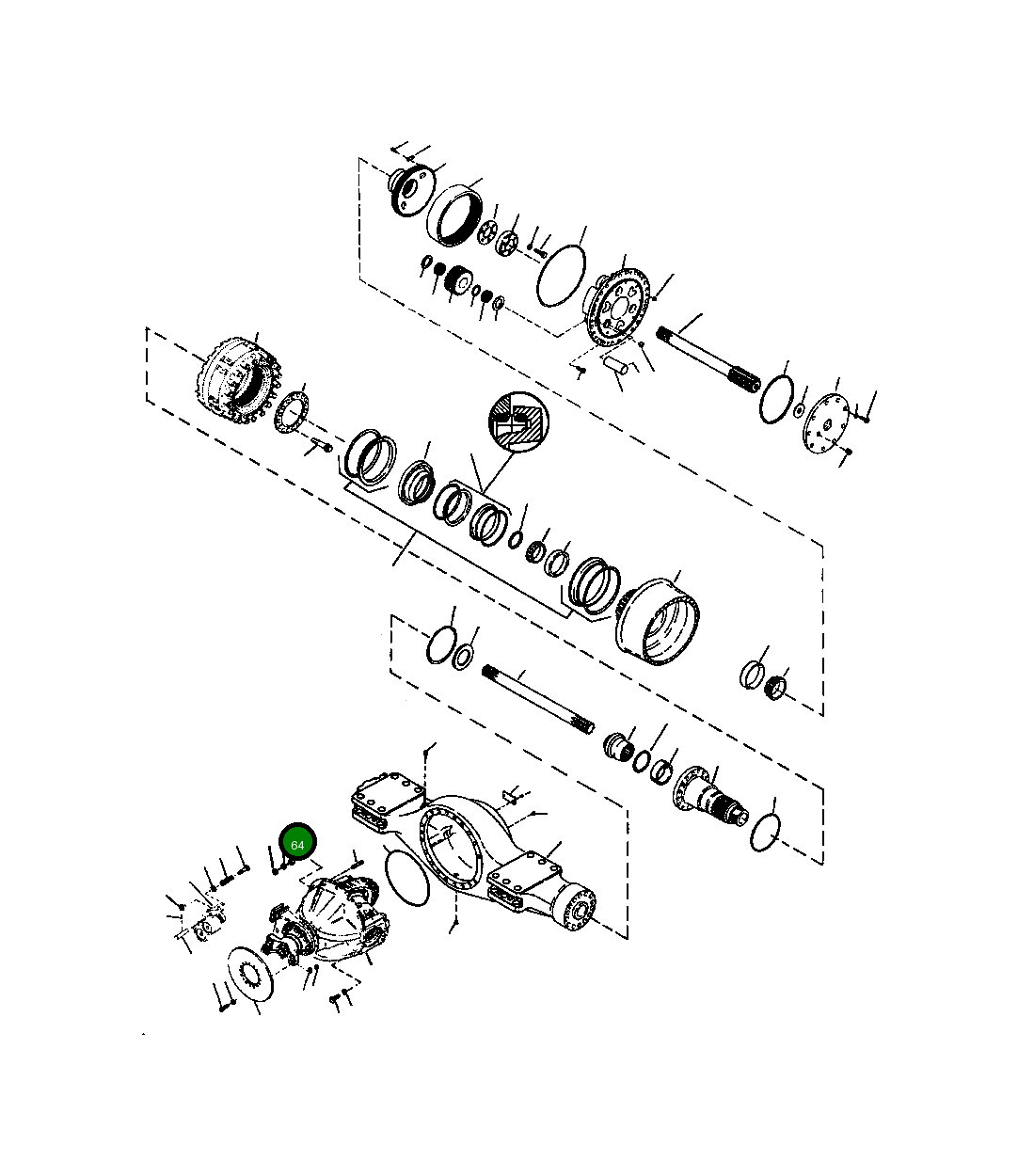 Штифт ED 3 583 Komatsu