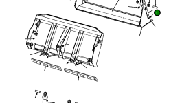 Отвал 1171 102 C1 Komatsu
