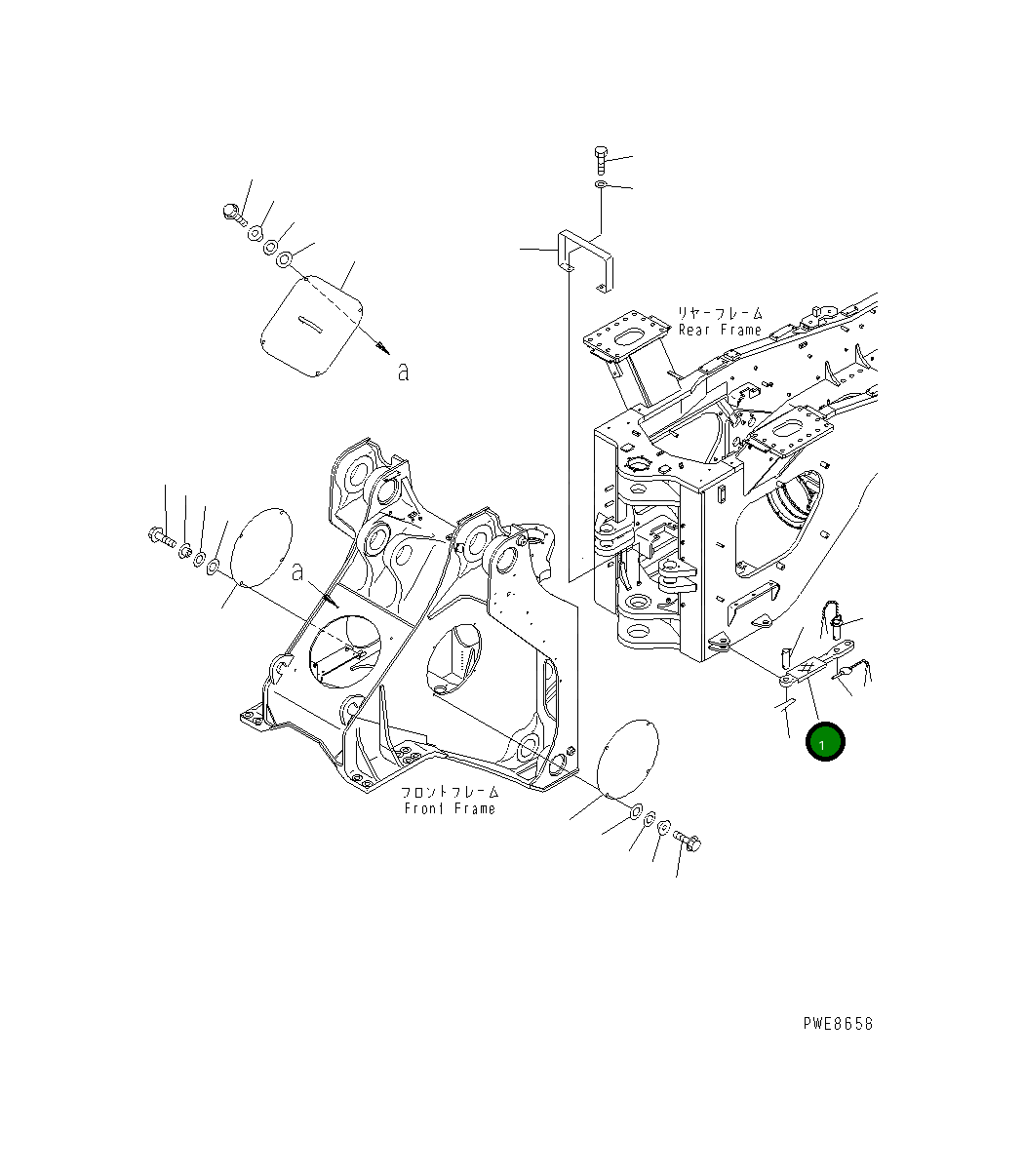 Фиксирующая штанга 428-46-24130 Komatsu