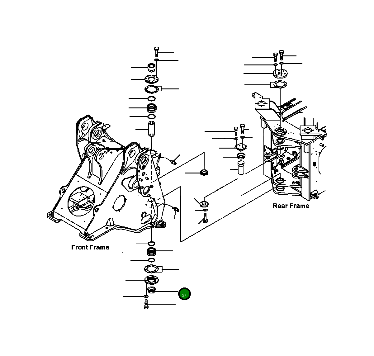 Втулка 425-46-31260 Komatsu